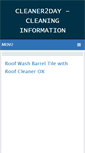 Mobile Screenshot of cleaner2day.com